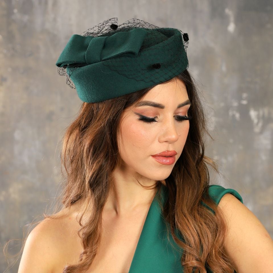 Kate Yeşil Renk Şapka