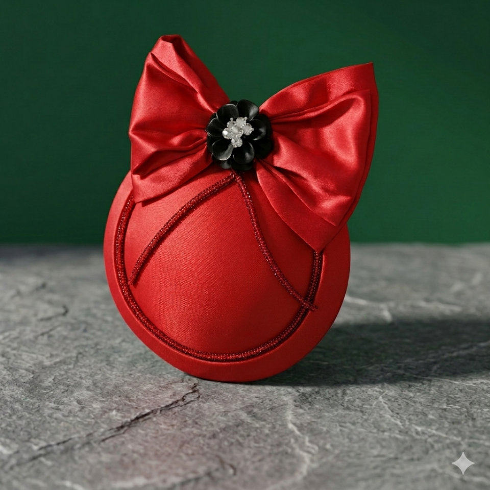 Hazel Kırmızı Renk Vualet 20 cm