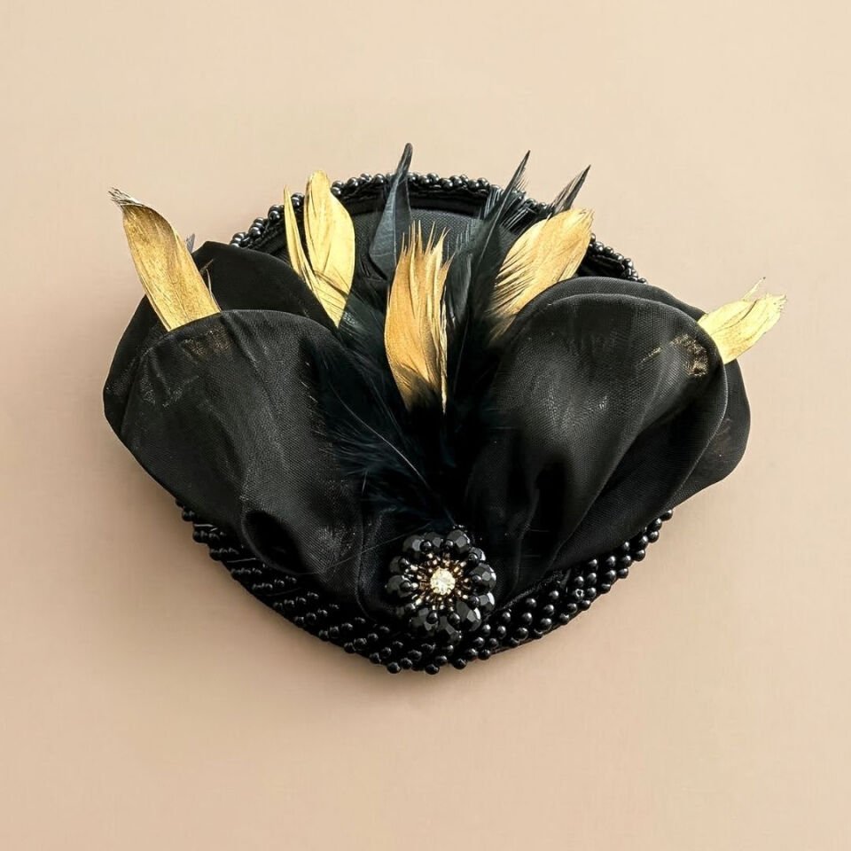 Hazel Siyah Renk Vualet 20 cm