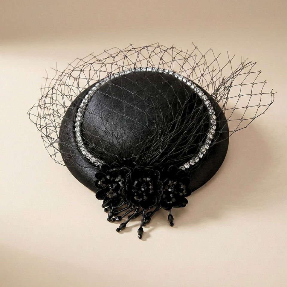 Hazel Siyah Renk Vualet 20 cm