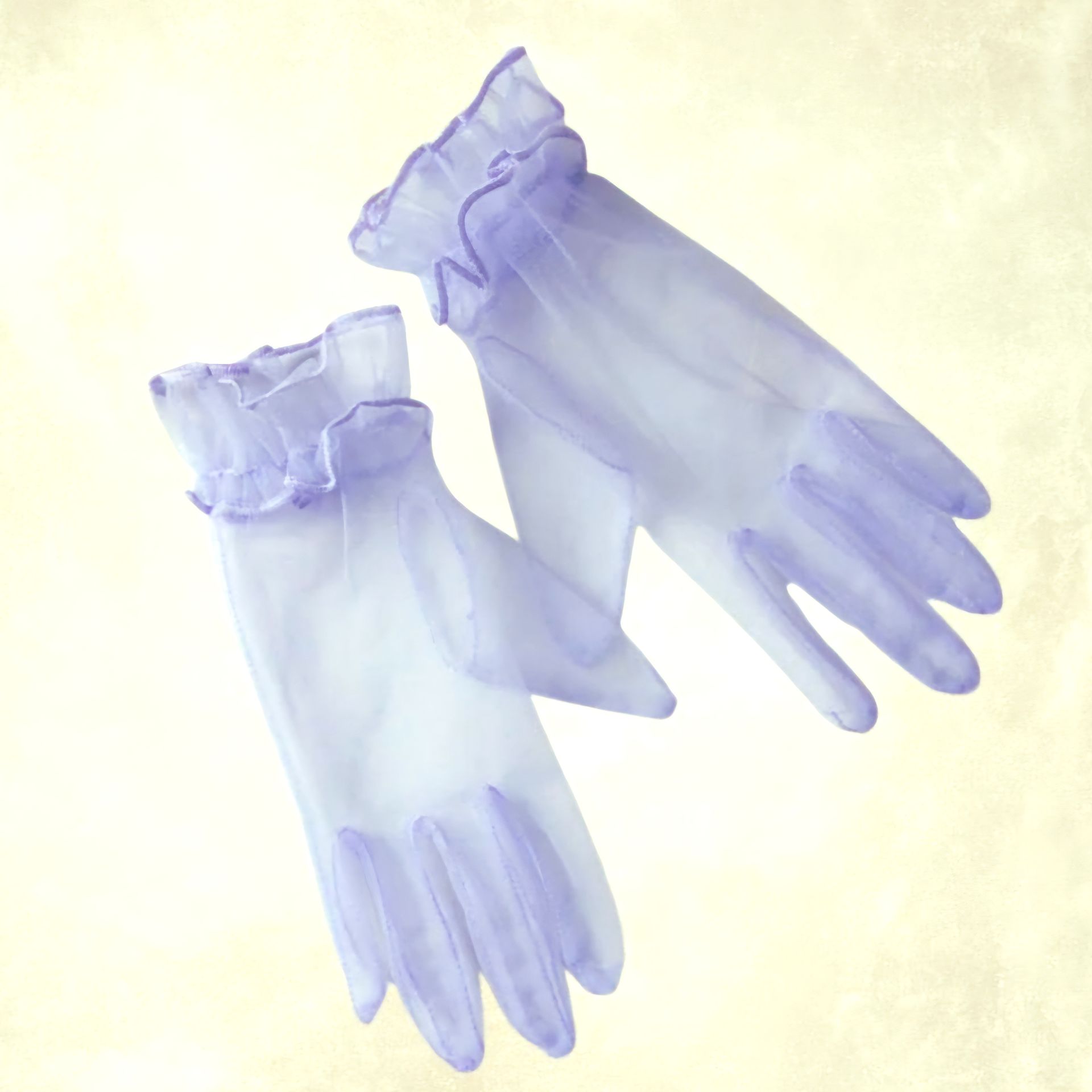 Leydi Lila Organze Eldiven