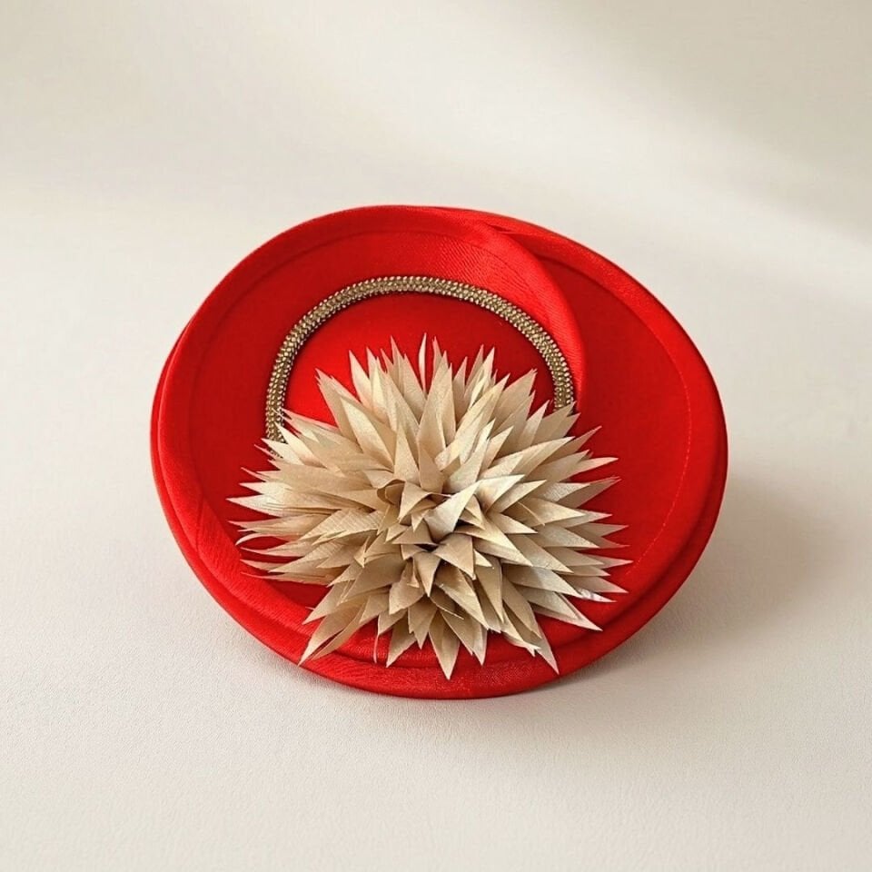 Reneta Kırmızı Gold Renk Vualet 20 cm