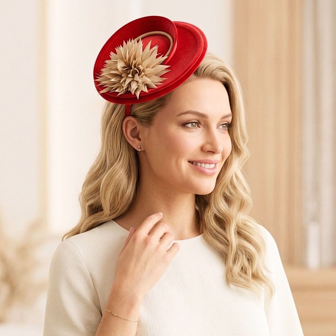 Reneta Kırmızı Gold Renk Vualet 20 cm