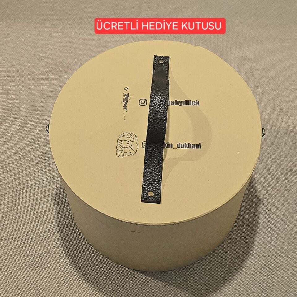 Hostes Pudra Pembe Renk Vualet Şapka 23 cm