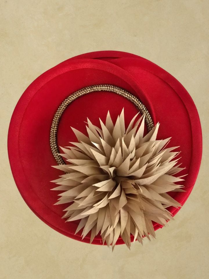 Reneta Kırmızı Gold Renk Vualet 20 cm