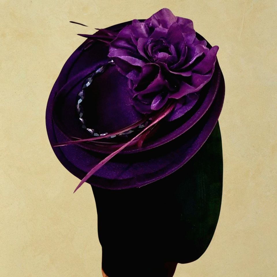 Reneta Mor Mürdüm Renk Vualet 20 cm