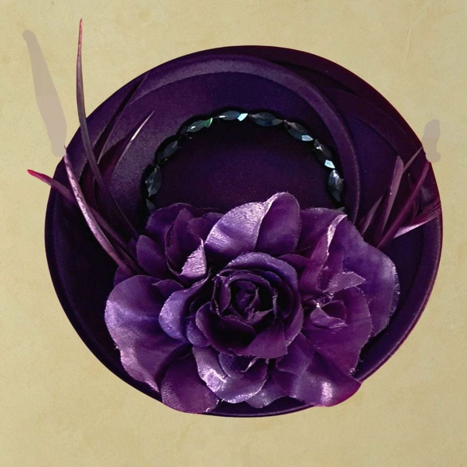 Reneta Mor Mürdüm Renk Vualet 20 cm