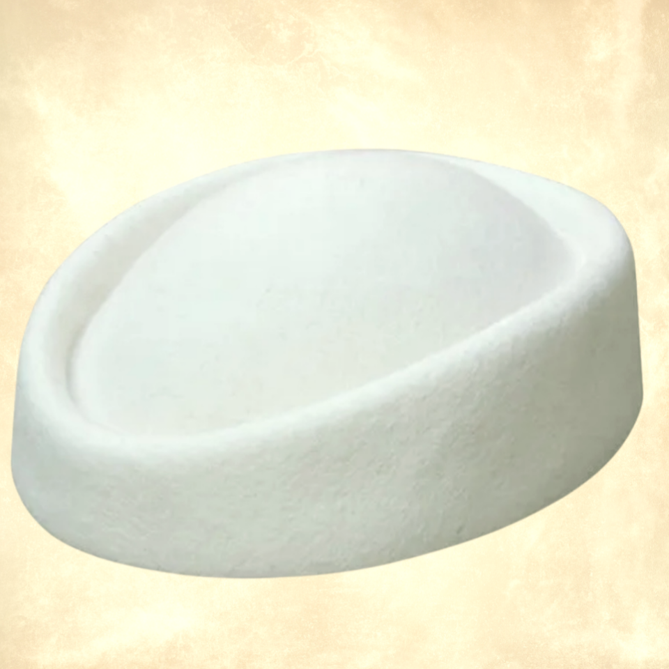 Hostes Krem Renk Vualet Şapka