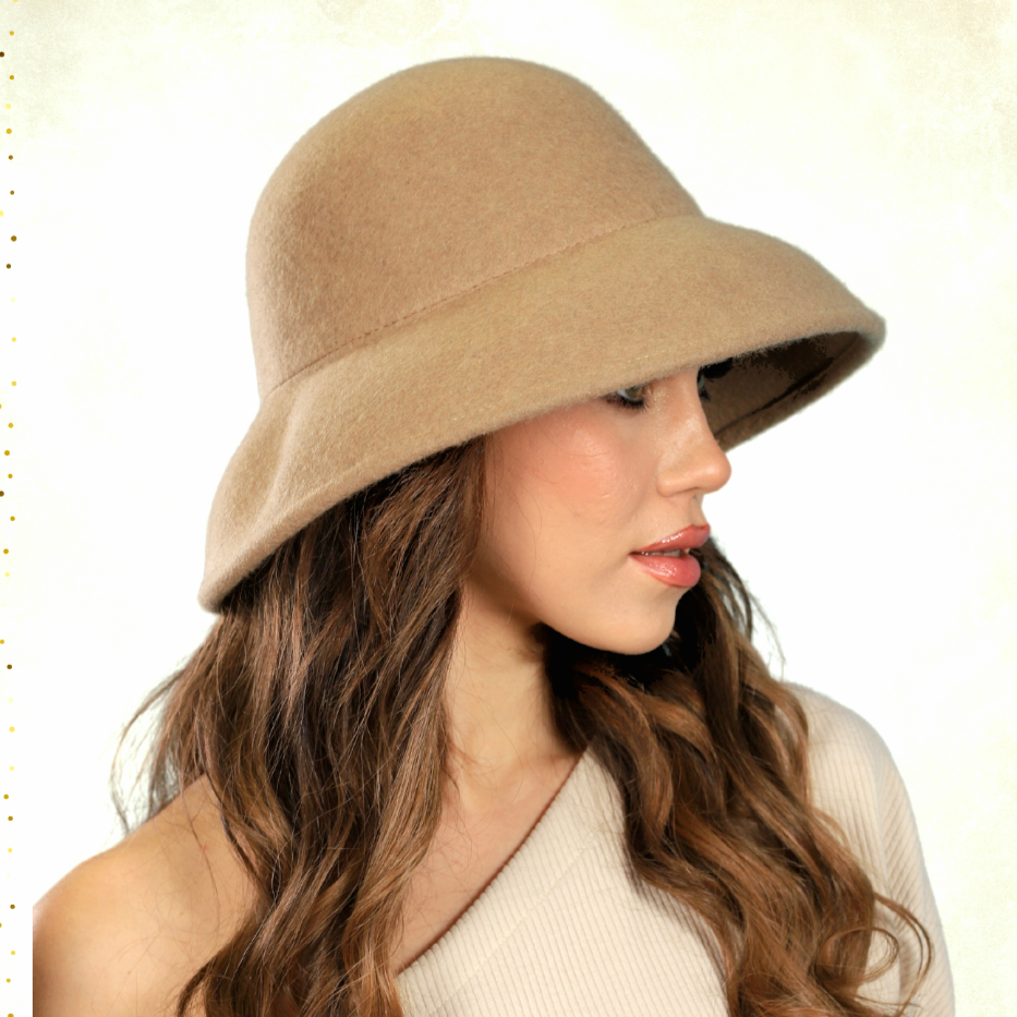 Hepburn Camel Renk Şapka