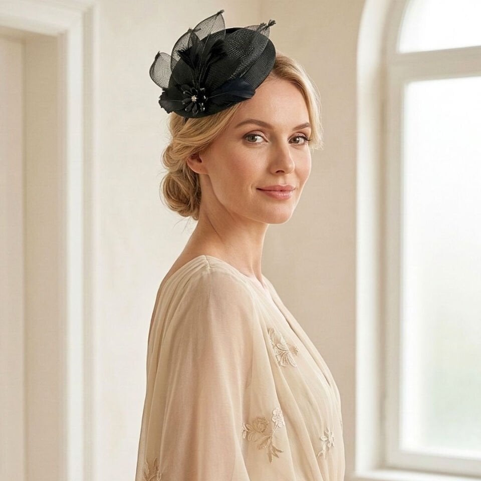 Hazel Siyah Renk Vualet 20 cm