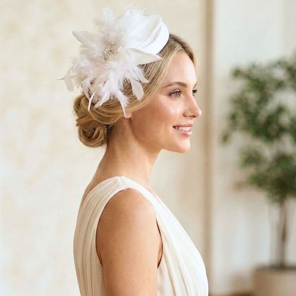 Hazel Beyaz Renk Vualet 20 cm