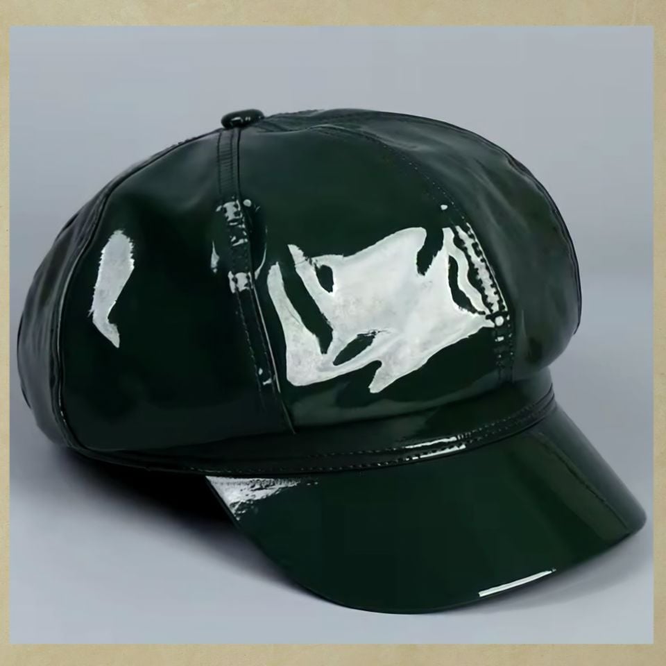 Belle Yeşil Renk Rugan Şapka