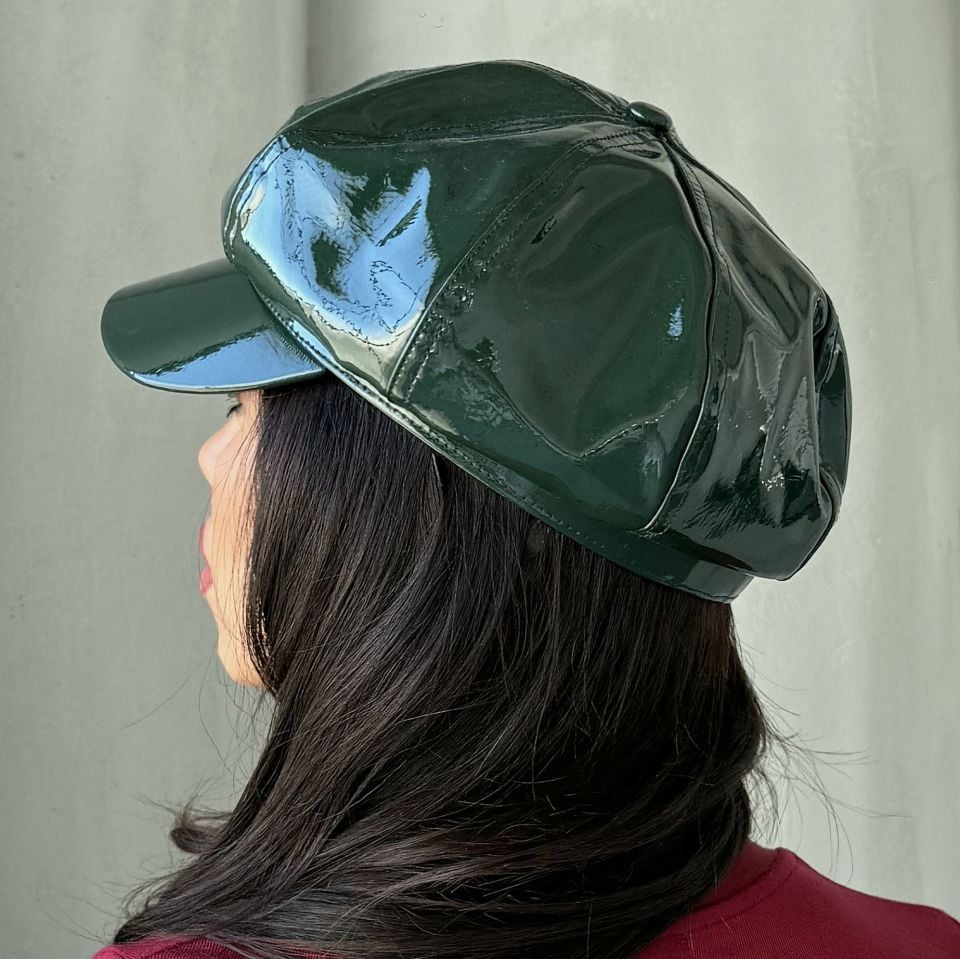 Belle Yeşil Renk Rugan Şapka