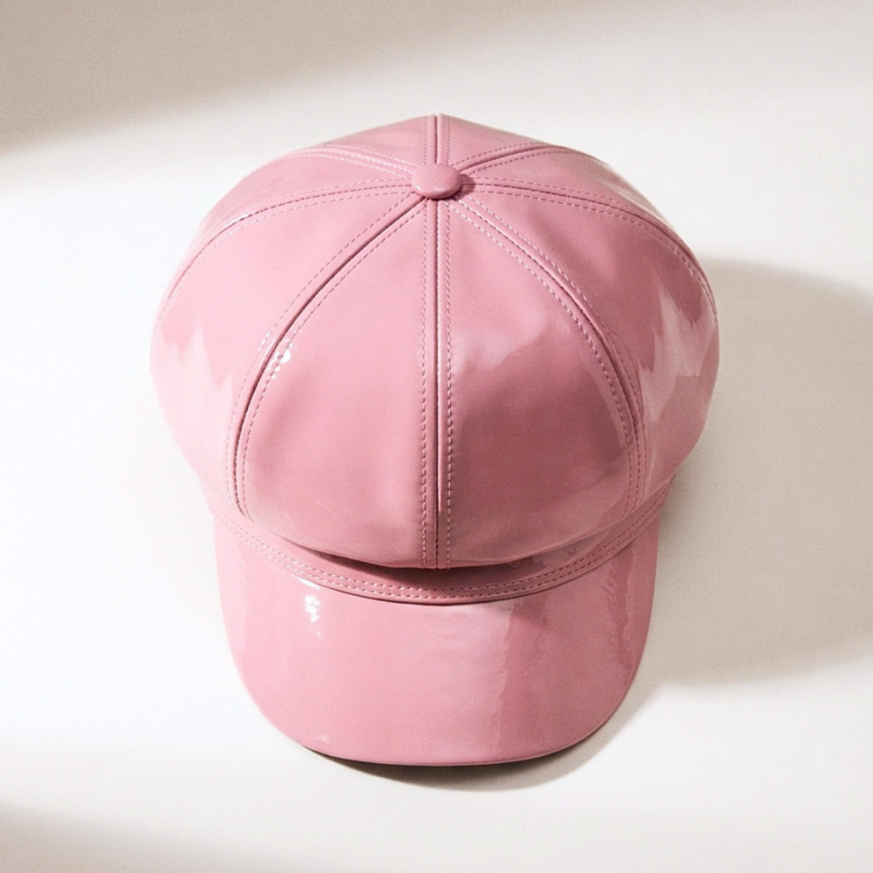 Belle Pembe Renk Rugan Şapka