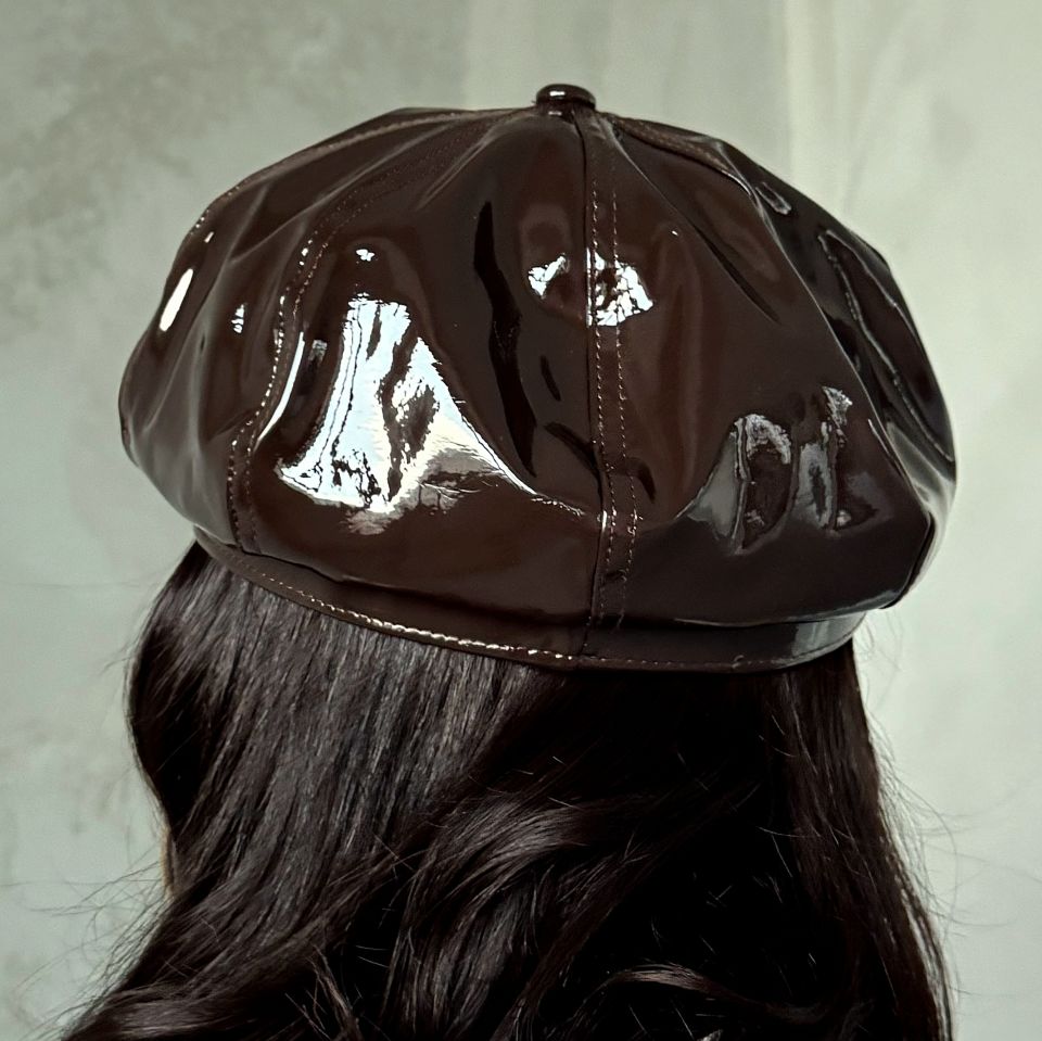 Belle Kahverengi Renk Rugan Şapka