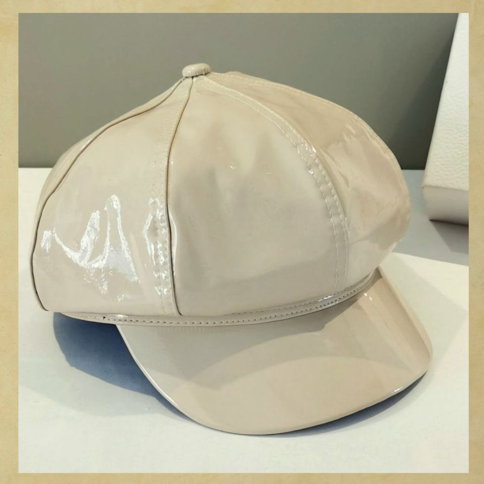 Belle Krem Renk Rugan Şapka