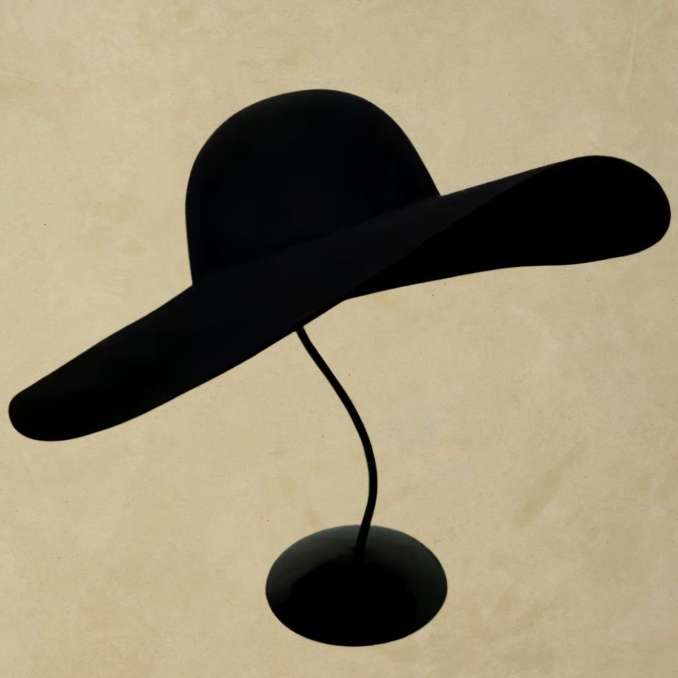 Valencia Derby Model Siyah Şapka 48 cm