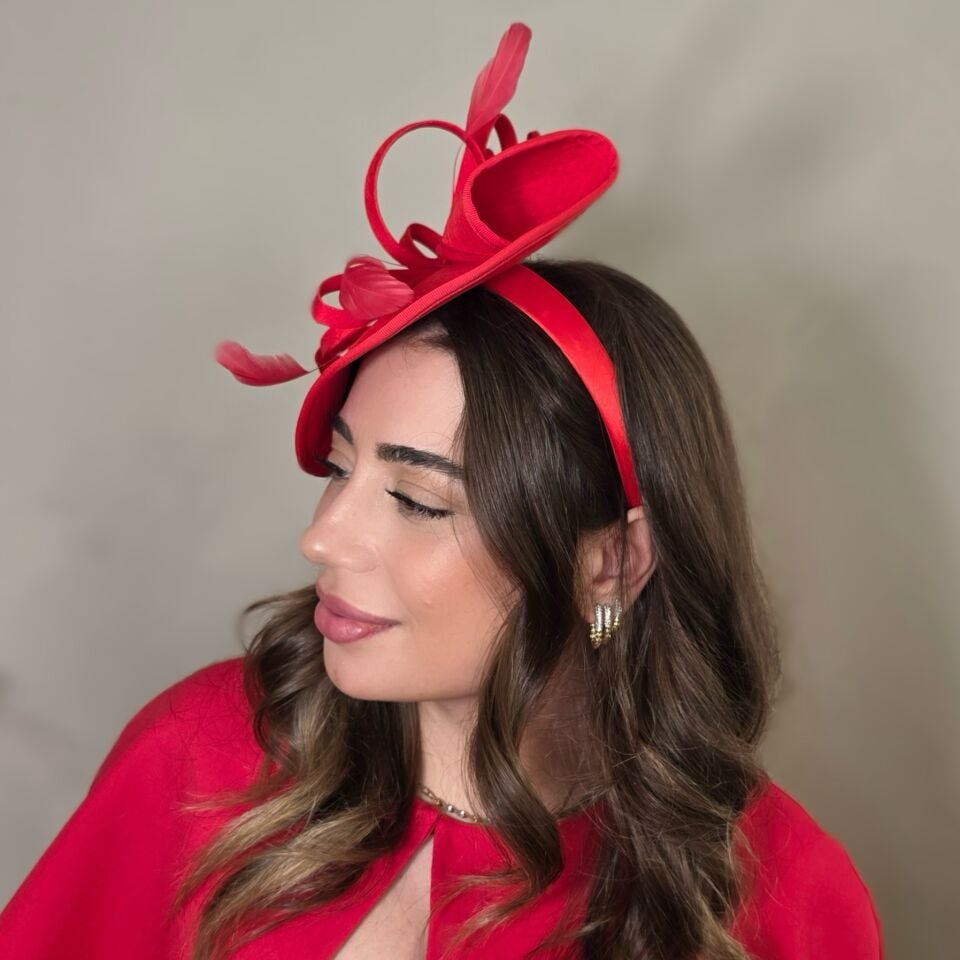 Ella Kırmızı Renk Vualet 25 cm