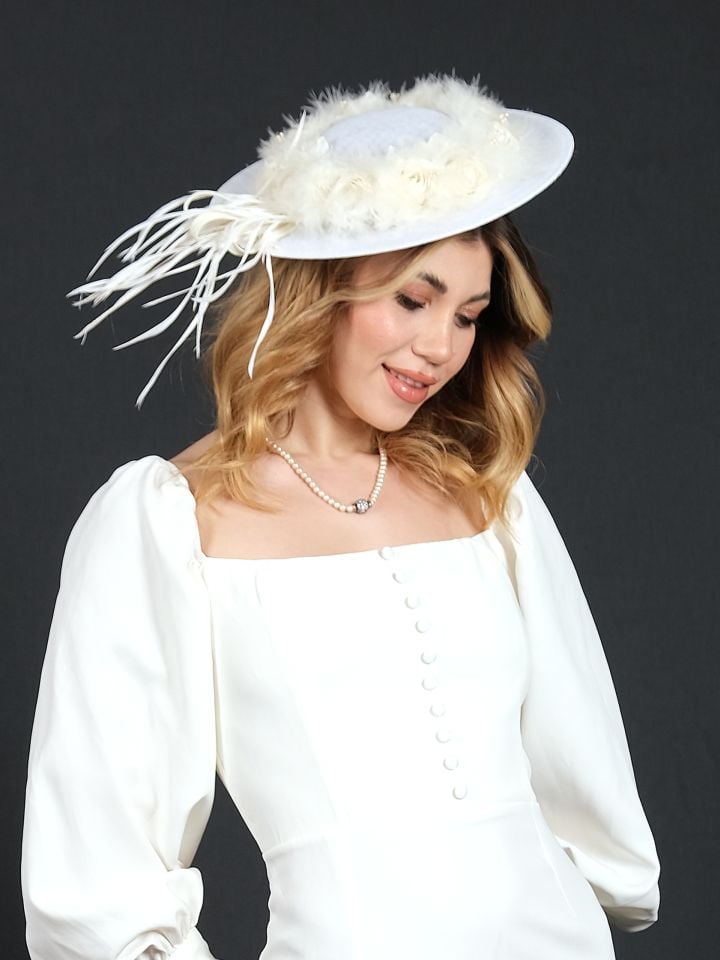 Adel A - İnci Beyaz Renk Vualet 28 cm