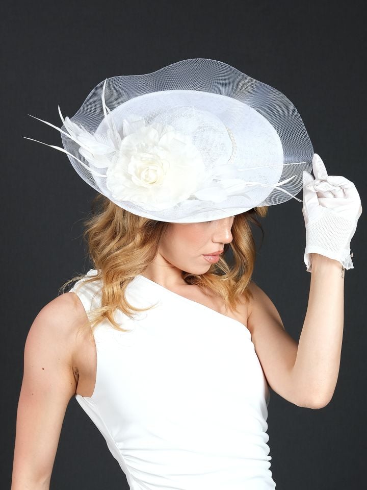 Adel E - Beyaz Renk Vualet 35 cm