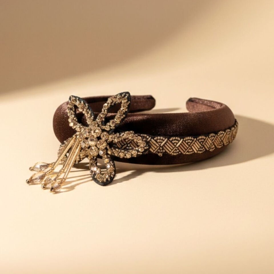 Mila Kahverengi Light Gold Renk Taç