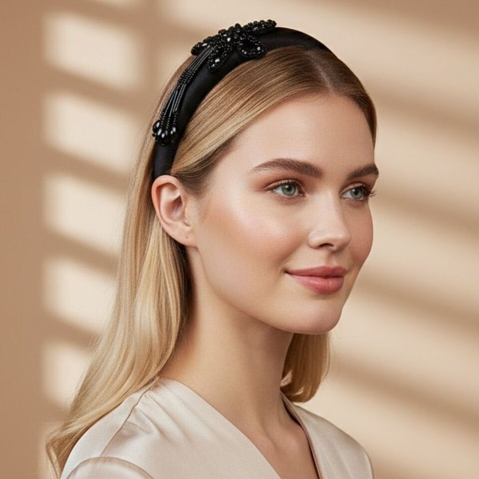 Mila Siyah Renk Taç