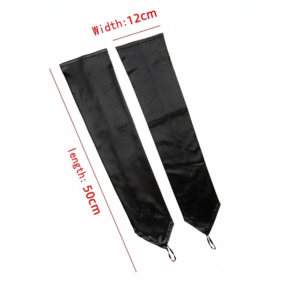 Siyah Renk Saten Kolluk 50 cm