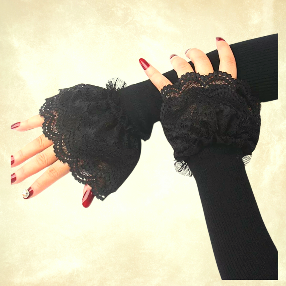 Siyah Renk Triko Kolluk 40 cm