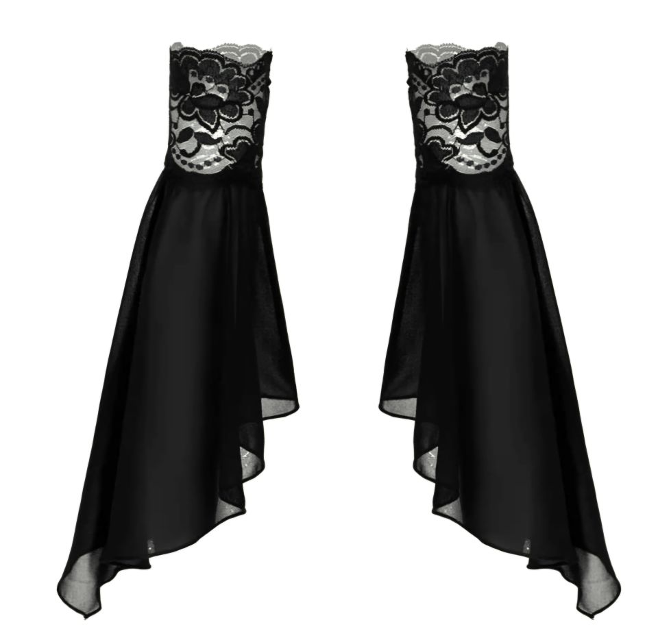 Siyah Şifon Kolluk M Beden