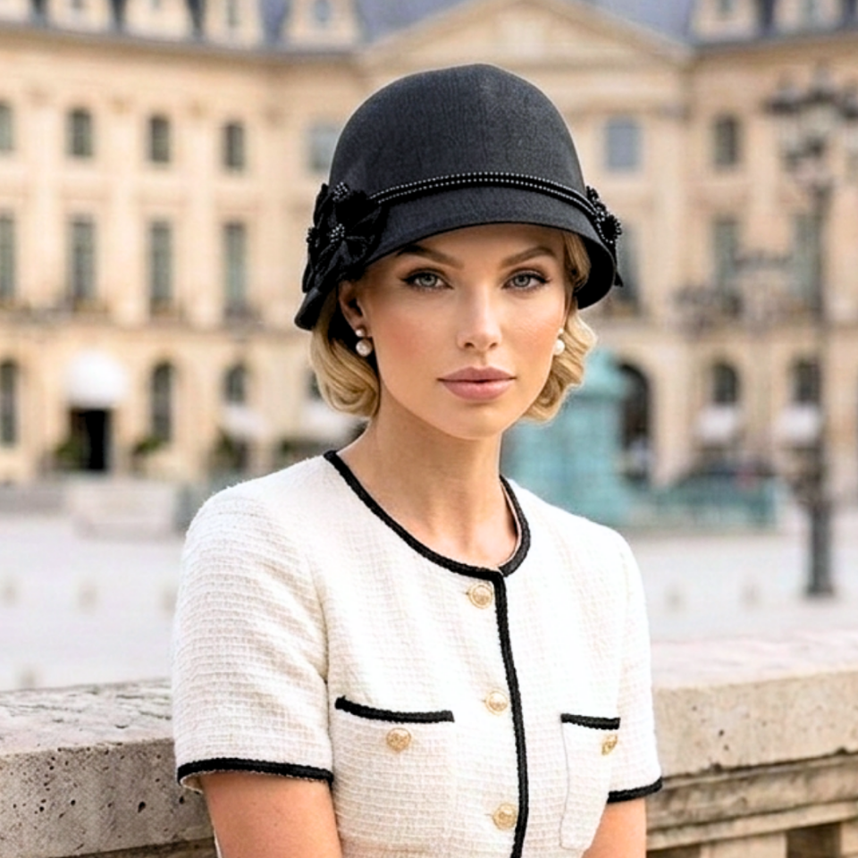 Vivian Siyah Şapka