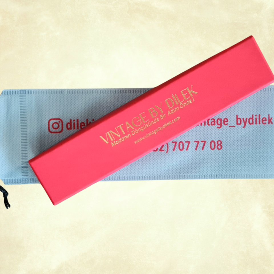 Siyah Renk Bambu Yelpaze Özel Kutulu