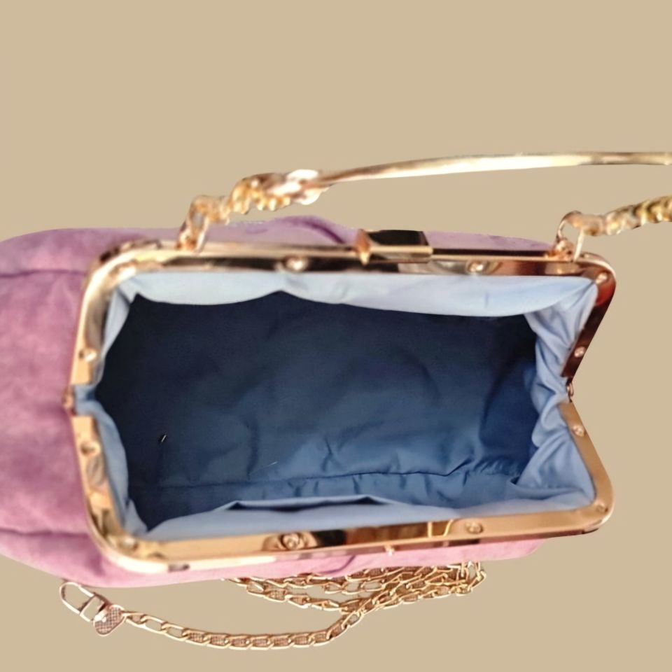 Lilyum Model Gül Kurusu Pembe Renk Tasarım Çanta