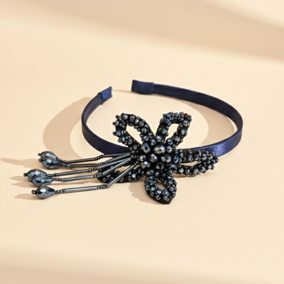 Mila Yıldız Taç Lacivert Renk