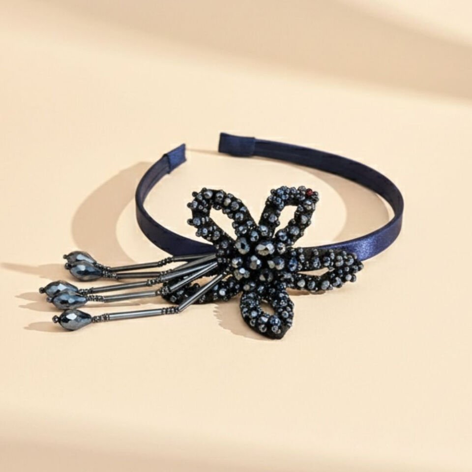 Mila Yıldız Taç Lacivert Renk