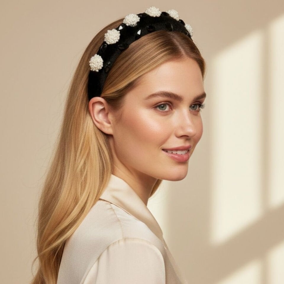 Mila Siyah Renk Taç