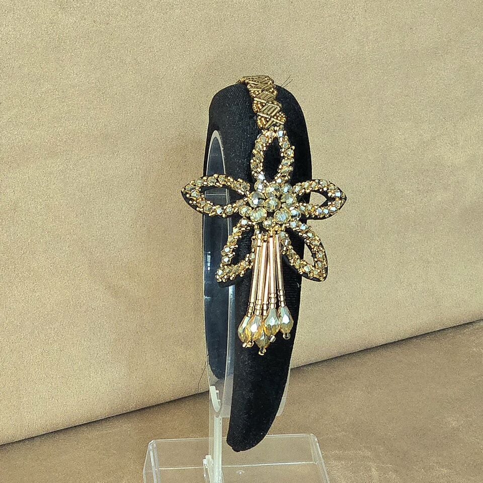 Mila Siyah Bronz Renk Taç