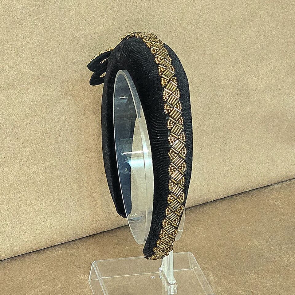 Mila Siyah Bronz Renk Taç