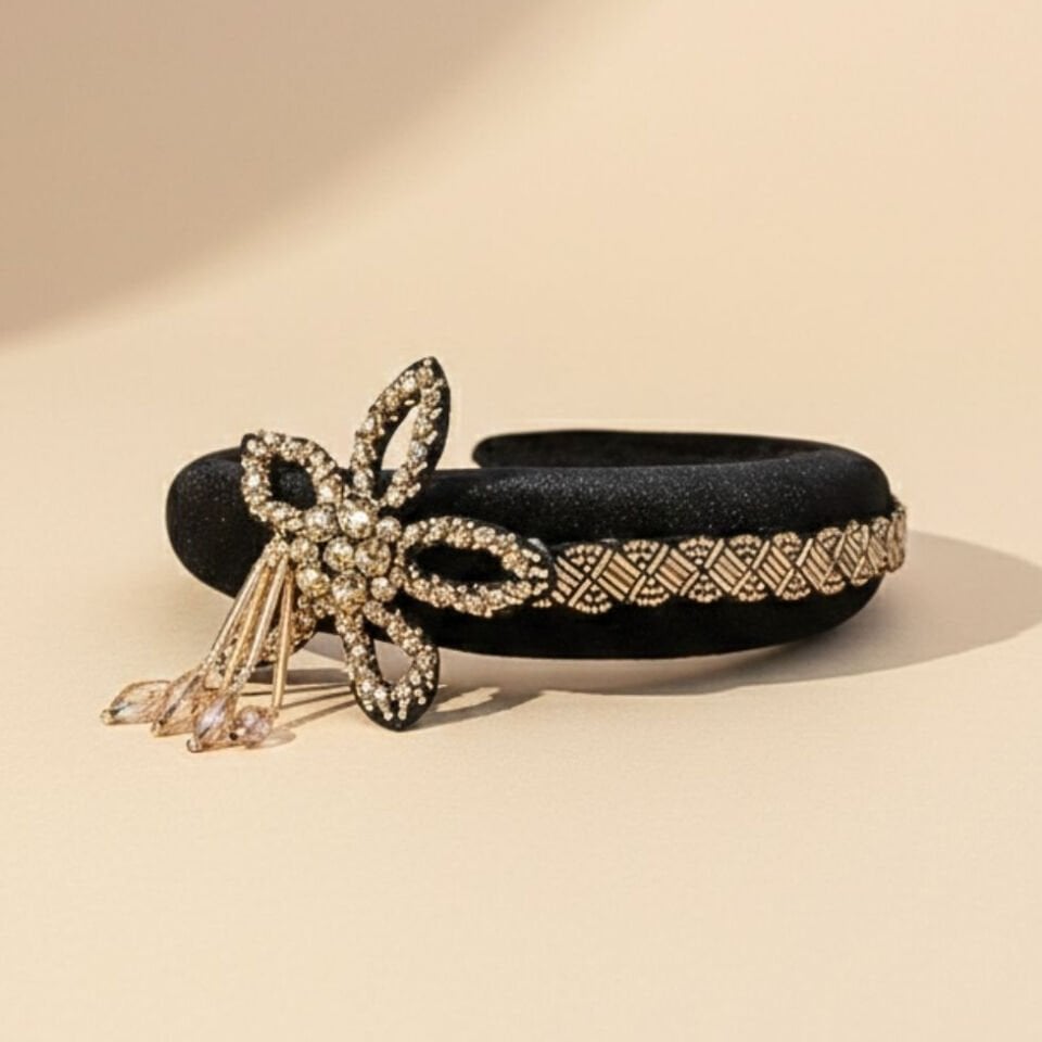 Mila Siyah Bronz Renk Taç