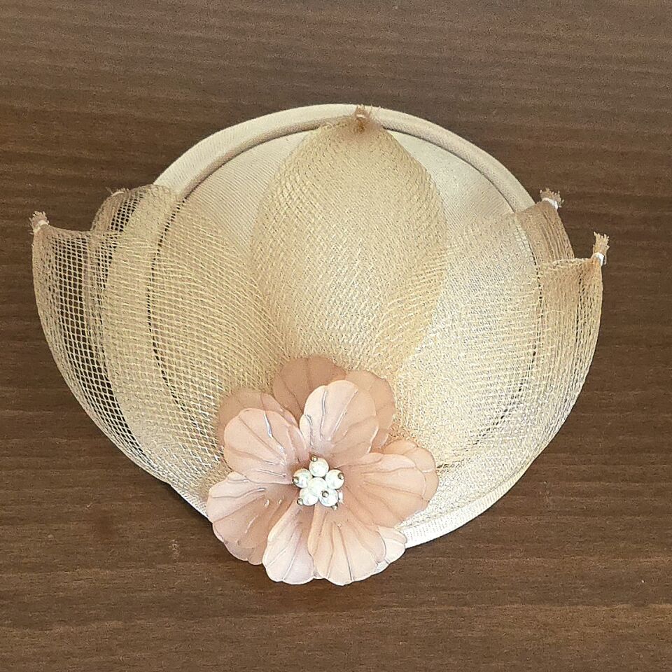 Hazel Gold Bej Renk Saç Aksesuarı 20 cm
