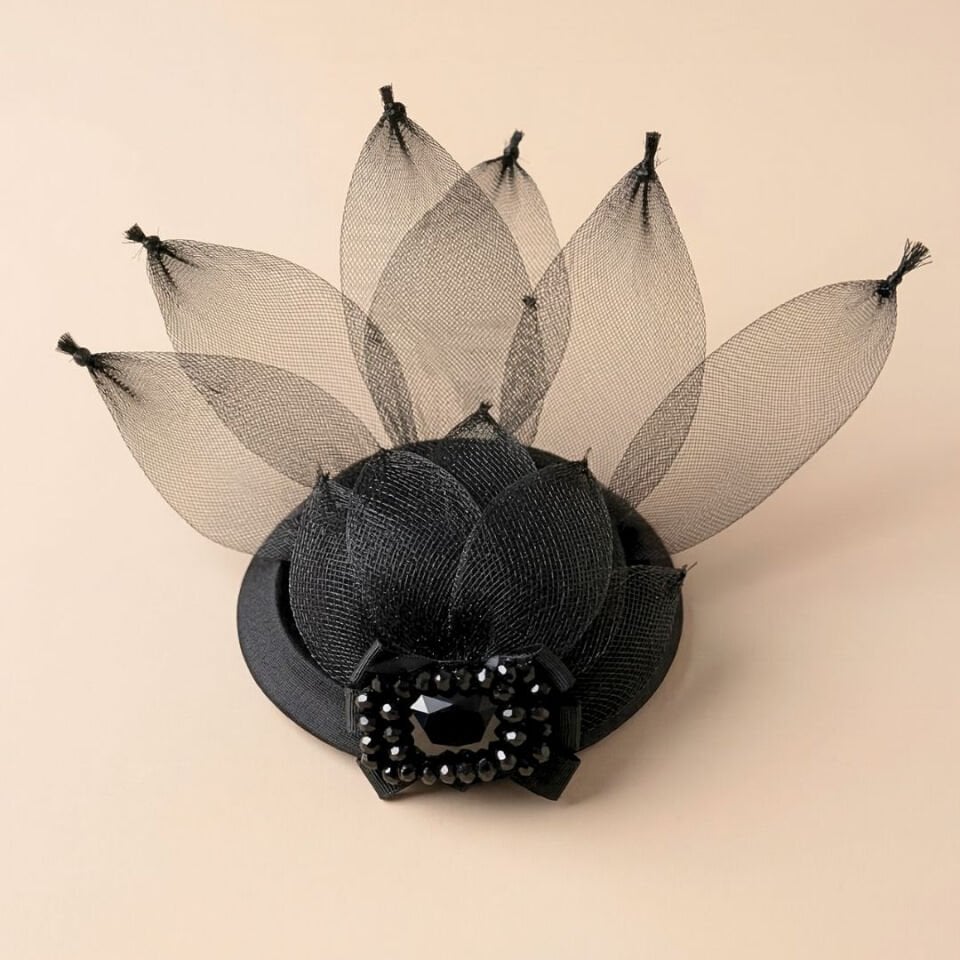 Hazel Siyah Renk Vualet 20 cm