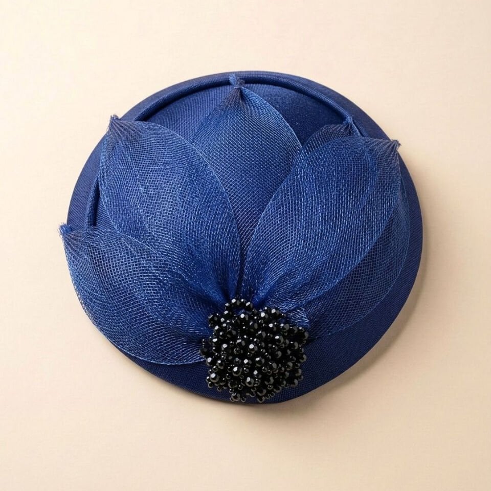 Hazel Lacivert Renk Saç Aksesuarı 20 cm