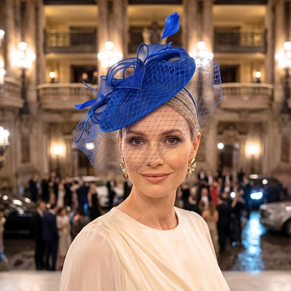 Dalida Saks Mavi Renk Vualet 25 cm