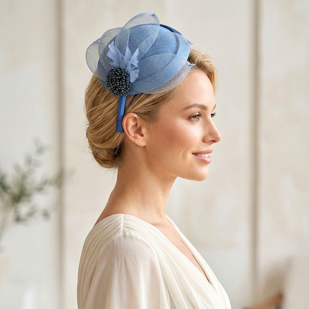 Hazel Denim Mavi Renk Vualet 20 cm