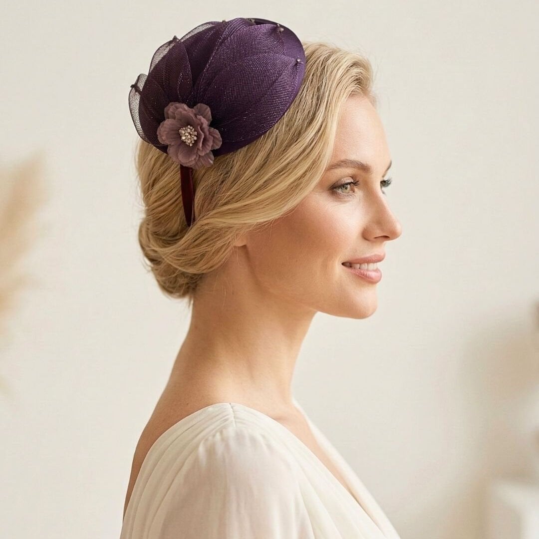 Hazel Mor Mürdüm Renk Vualet 20 cm