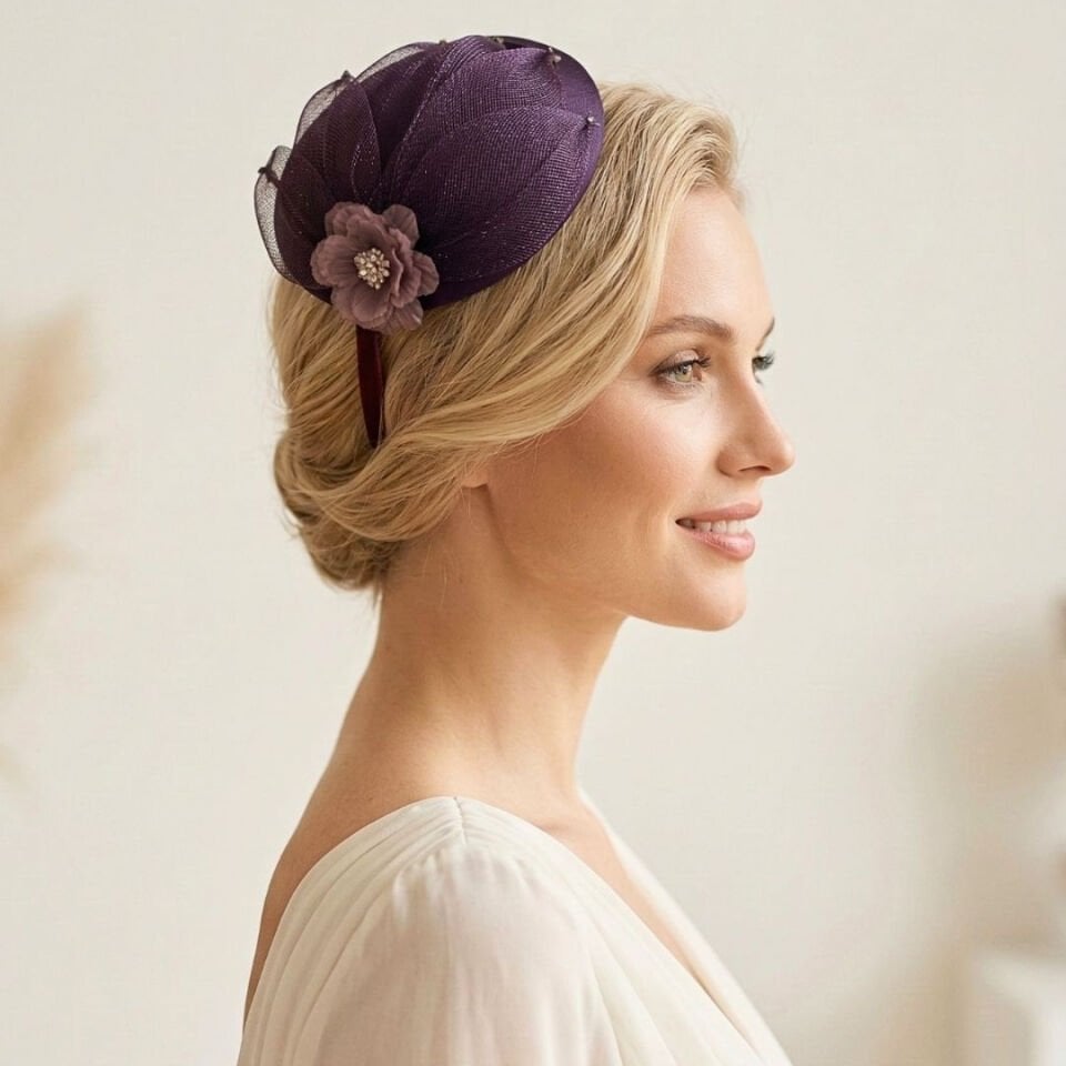 Hazel Mor Mürdüm Renk Vualet 20 cm