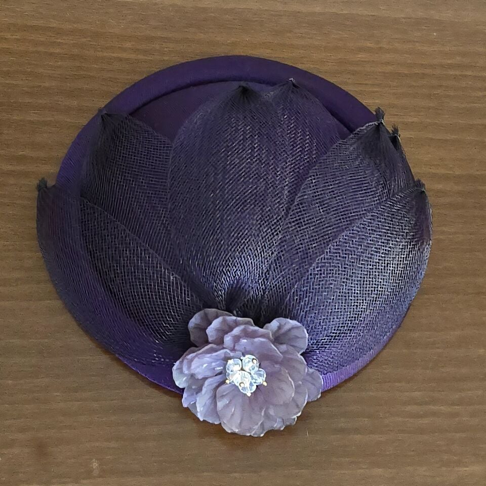 Hazel Mor Mürdüm Renk Saç Aksesuarı 20 cm