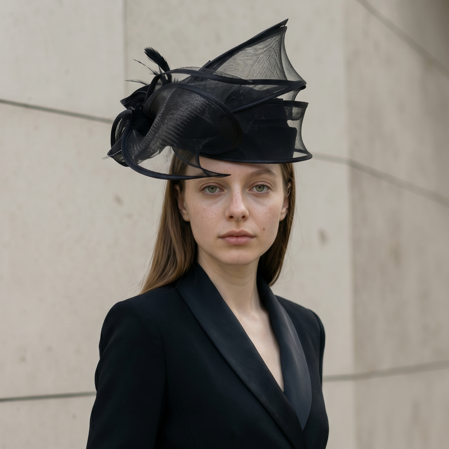 Diana Siyah Renk Vualet Kep 20 cm