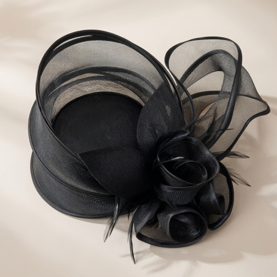 Diana Siyah Renk Vualet Kep 20 cm