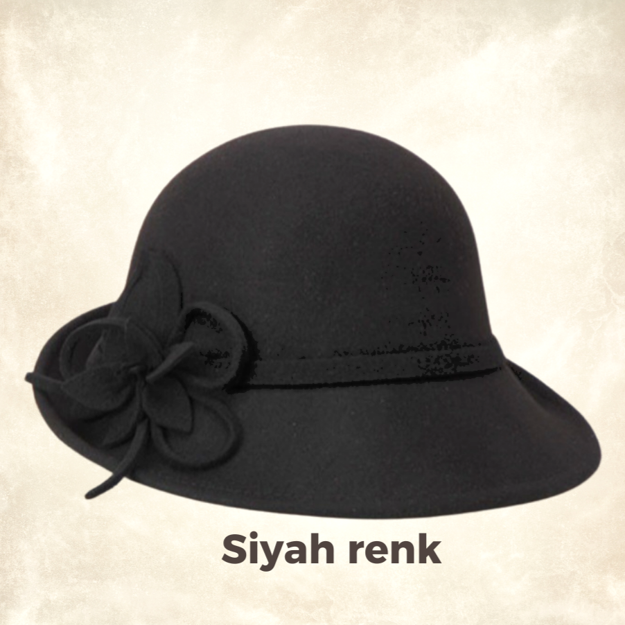 Victoria Siyah Renk Şapka