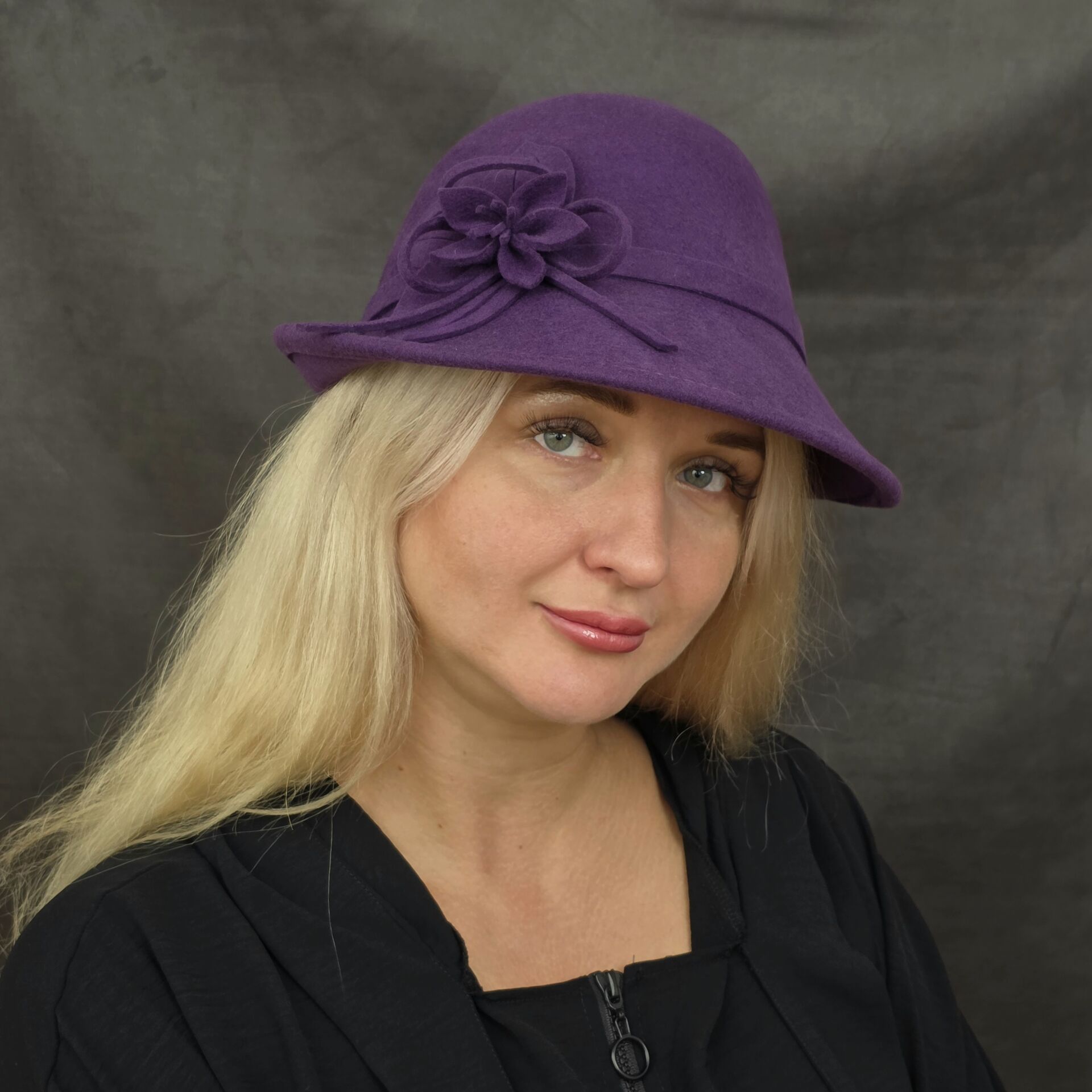 Victoria Lavanta Mor  Renk Şapka